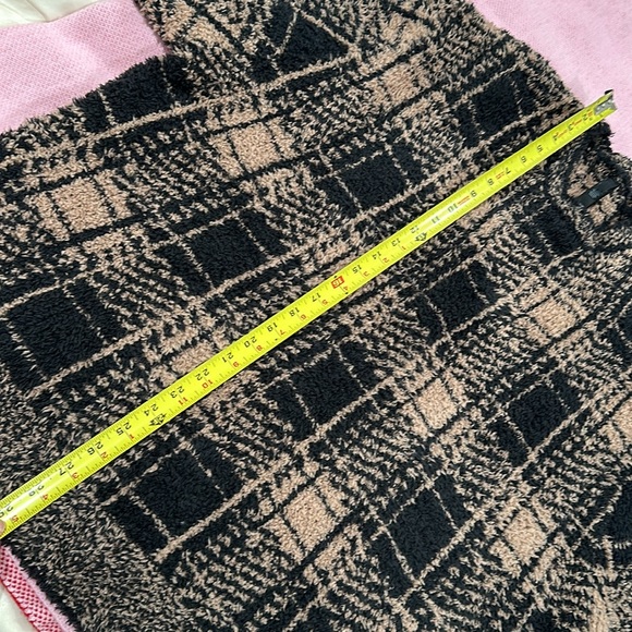 Skims cozy knit pullover onyx plaid sweeter - Picture 5 of 12